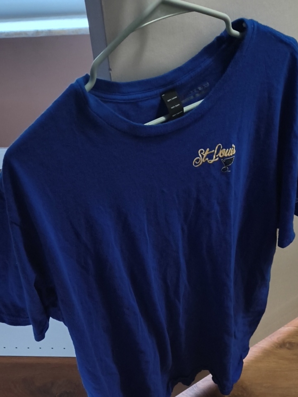 St. Louis Embroidered Royal Blue Tee